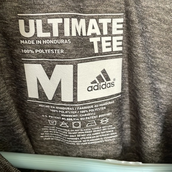 ADIDAS MENS MEDIUM ULTIMATE TEE SHIRT - Picture 2 of 3